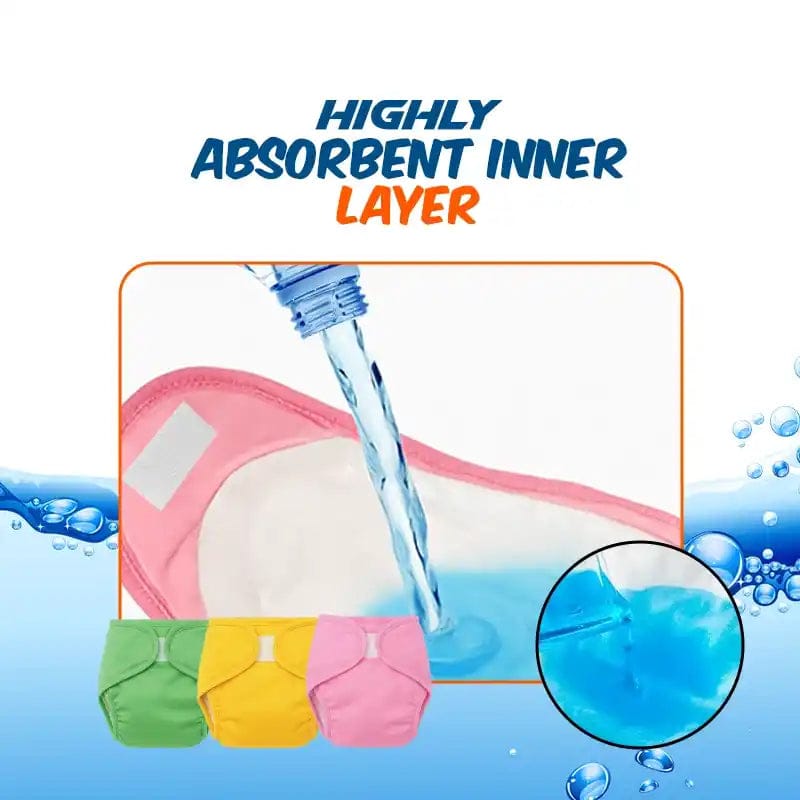 REUSABLE COMFY BABY DIAPER Random Colours