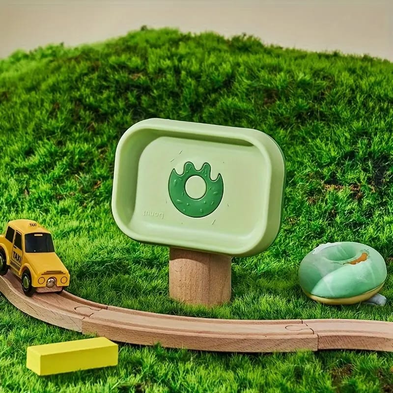 Creative Cute Soap Dish, Donut Pattern Soap Tray, Soap Holder For Bathroom