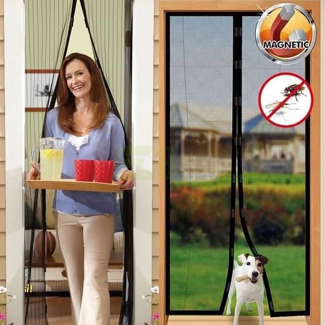 Magic Mesh Magnetic Screen Door Size 20*80 inch 2 pieces