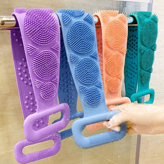 Bath &amp; Shower Silicone Body Brush Belt (Random Color)