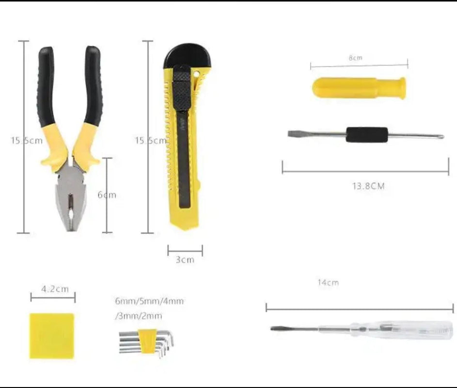 8 PCS professional toolset with box